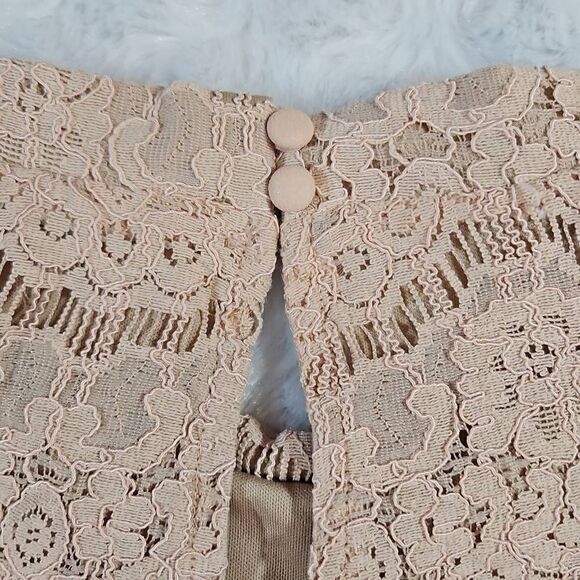 Love Fire Pink Blush Lace Tank Size M/L - Picture 5 of 8